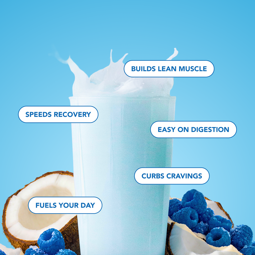 cleansimpleeats Clear Protein Powder: Blue Bahama (8 Single Serving Stick packs)