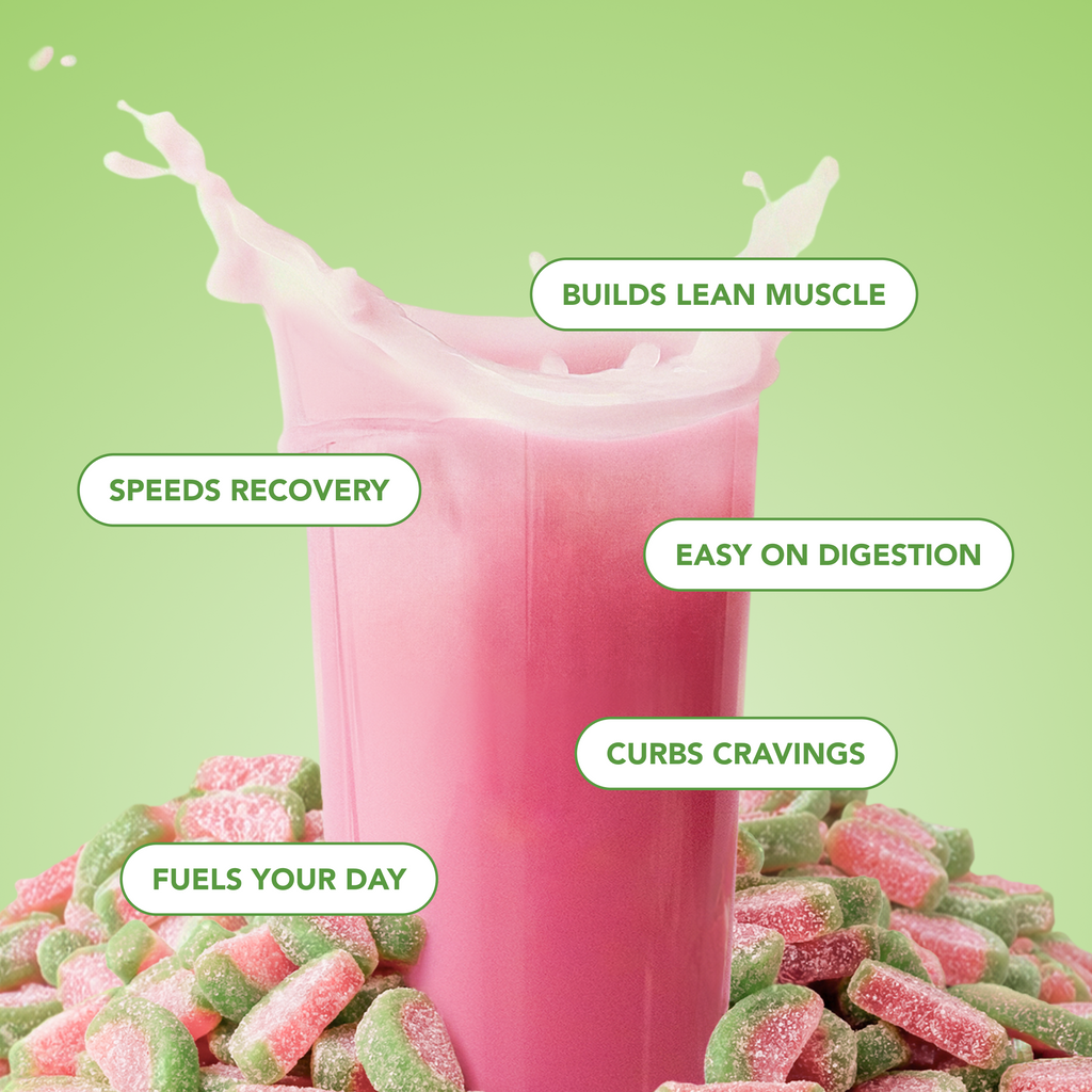 cleansimpleeats Clear Protein Powder: Sour Candy Watermelon (8 Single Serving Stick Packs)