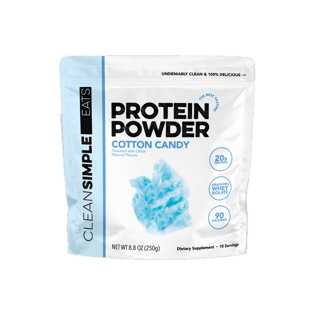 cleansimpleeats Protein Powder: Cotton Candy (10 Serving Bag)