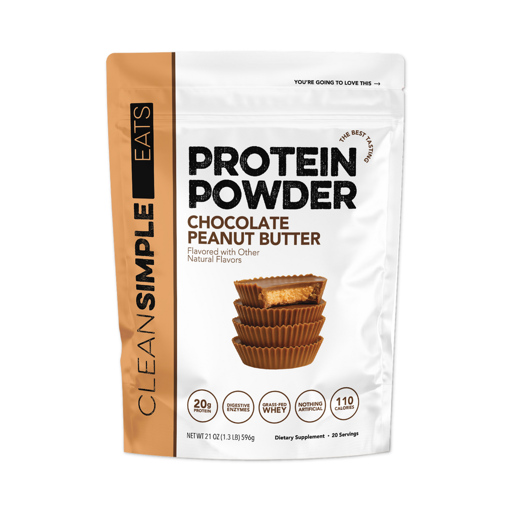 cleansimpleeats Protein Powder: Chocolate Peanut Butter (20 Serving Bag)