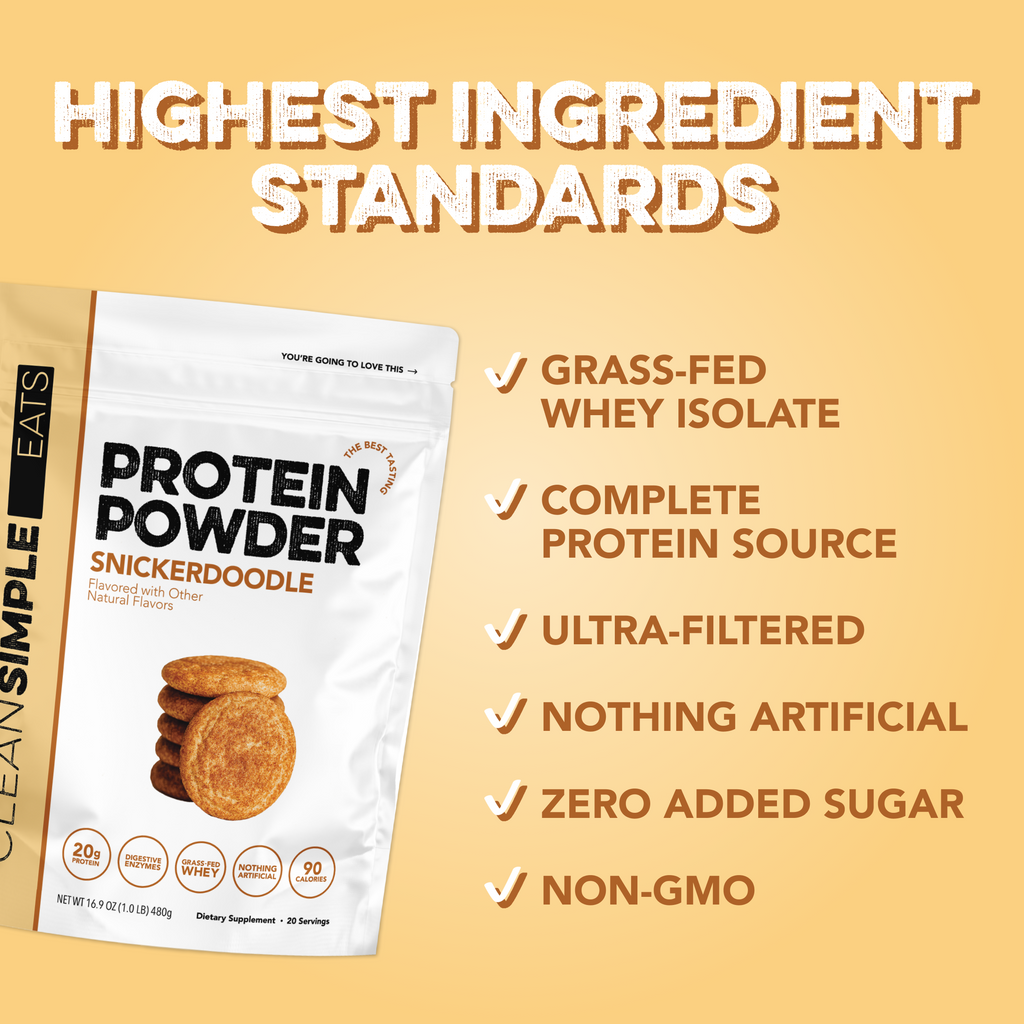 cleansimpleeats Protein Powder: Snickerdoodle (20 Serving Bag)