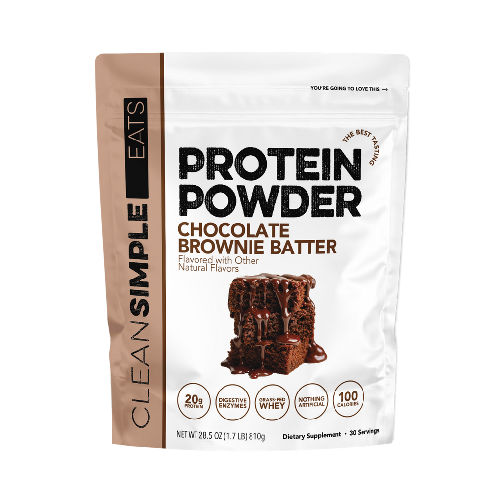 cleansimpleeats Protein Powder: Brownie Batter (30 Serving Bag)