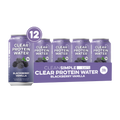 cleansimpleeats Clear Protein Water: Blackberry Vanilla (12 Oz. | 12 Pack)