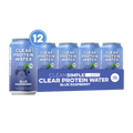 cleansimpleeats Clear Protein Water: Blue Razz (12 Oz. | 12 Pack)