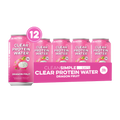 cleansimpleeats Clear Protein Water: Dragon Fruit (12 Oz. | 12 Pack)