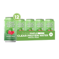 cleansimpleeats Clear Protein Water: Prickly Pear (12 Oz. | 12 Pack)