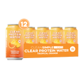 cleansimpleeats Clear Protein Water: Tropical Orange (12 Oz. | 12 Pack)
