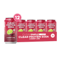 cleansimpleeats Clear Protein Soda: Cherry Lime (12 Oz. | 12 Pack)