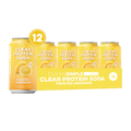 cleansimpleeats Clear Protein Soda: Frosted Lemonade (12 Oz. | 12 Pack)