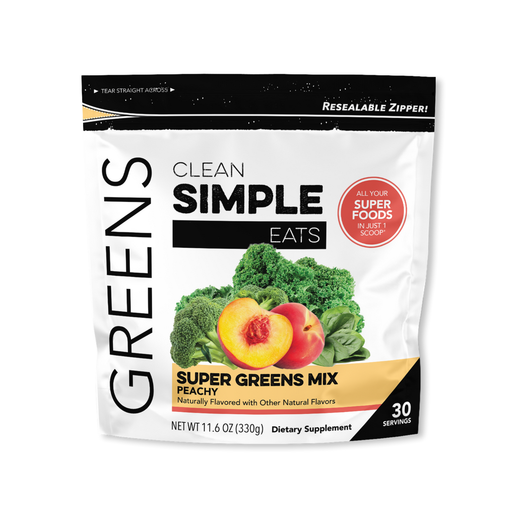 cleansimpleeats Greens: Peachy Greens Mix (30 Servings)