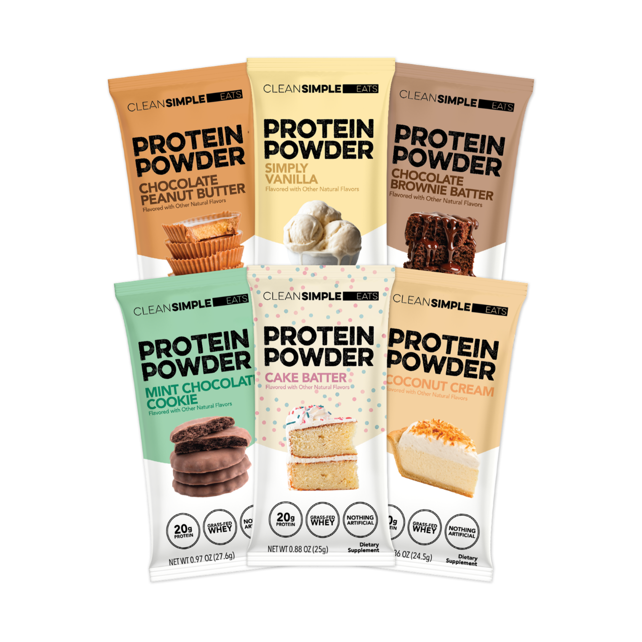 cleansimpleeats Build Your Own Protein Powder 6-Pack