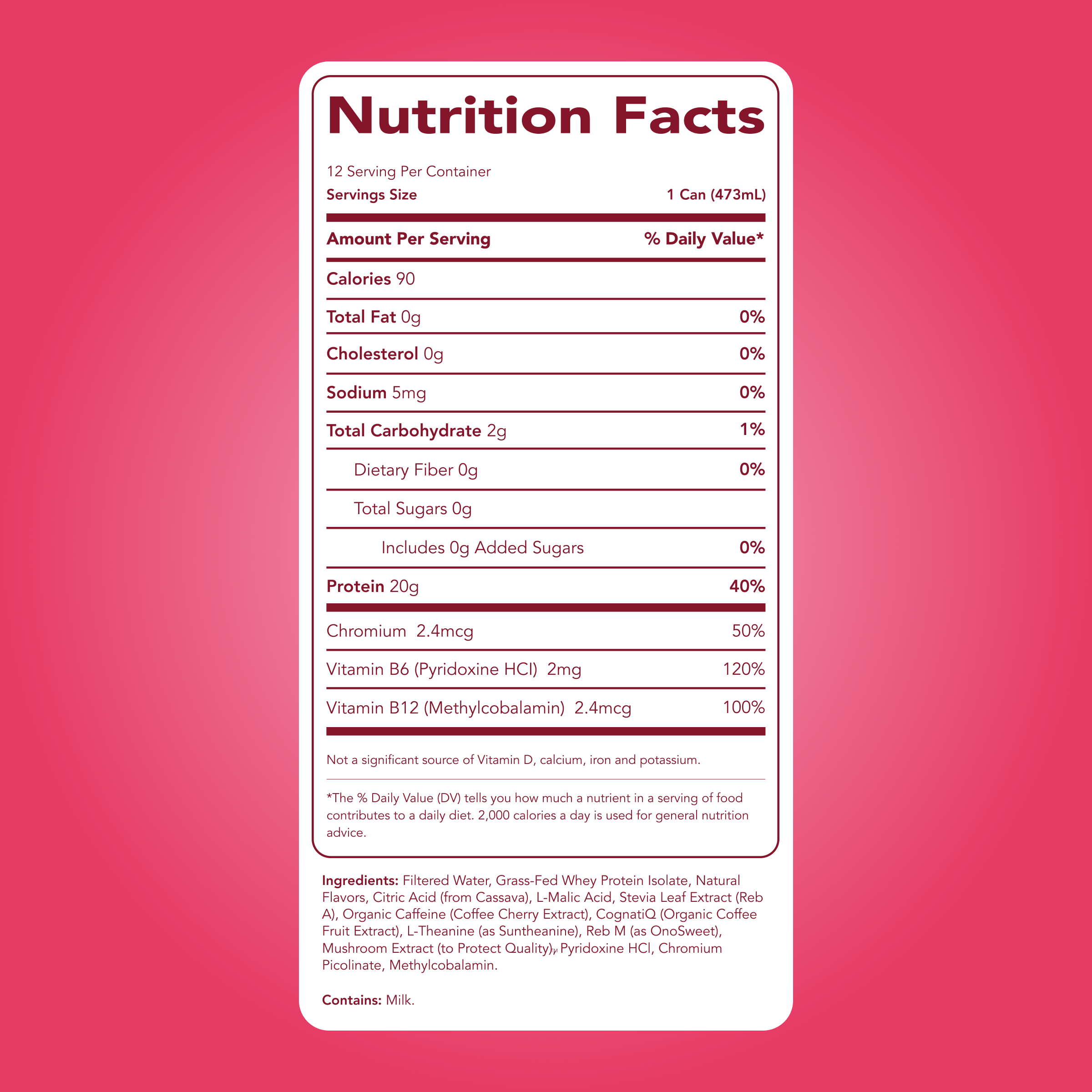 cleansimpleeats Clear Protein + Energy: Blizzard Berry (12 Pack)