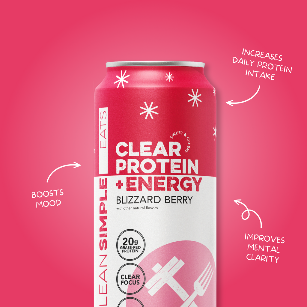 cleansimpleeats Clear Protein + Energy: Blizzard Berry (12 Pack)