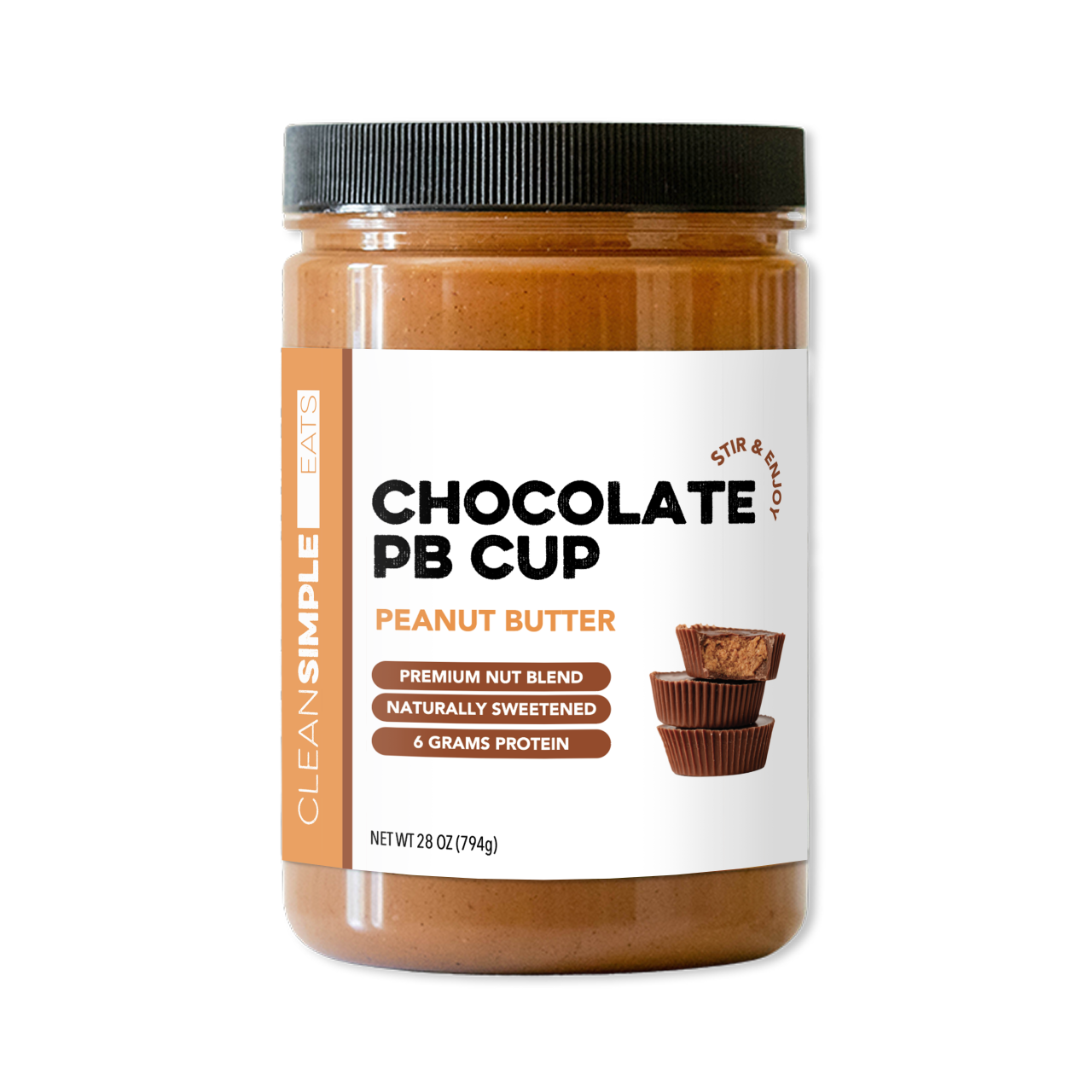 cleansimpleeats Chocolate PB Cup Nut Butter (28 ounce)