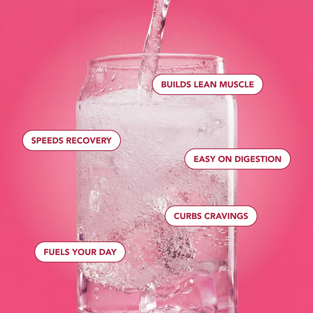 cleansimpleeats Clear Protein Soda: Cherry Lime (12 Oz. | 12 Pack)