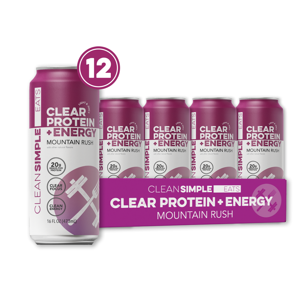 cleansimpleeats Clear Protein + Energy: Mountain Rush (12 Pack)