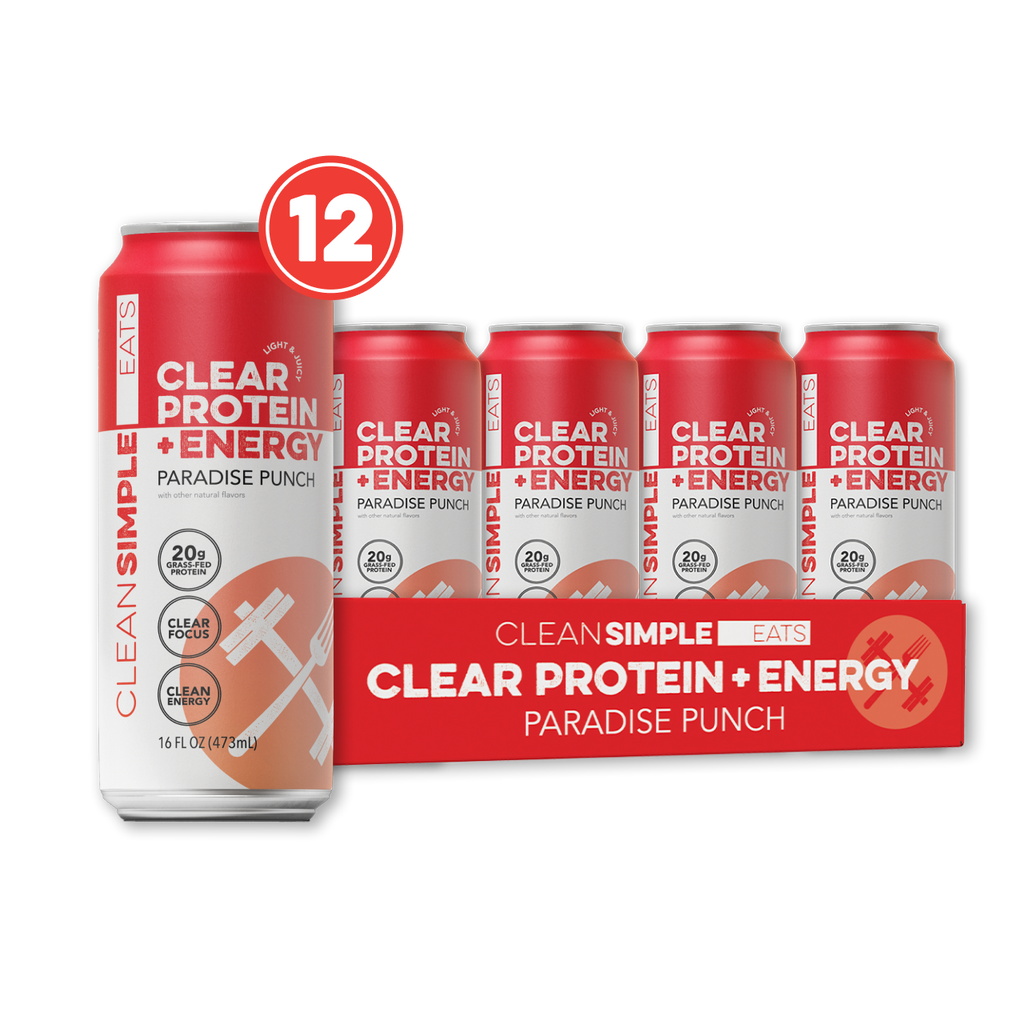 cleansimpleeats Clear Protein + Energy: Paradise Punch (12 Pack)