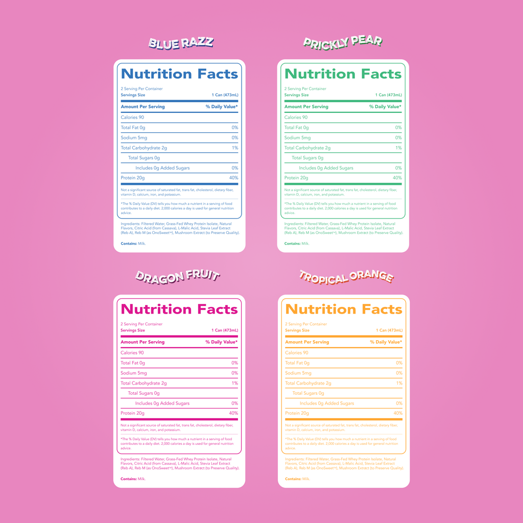 cleansimpleeats Clear Protein Water: Variety (8 Pack)