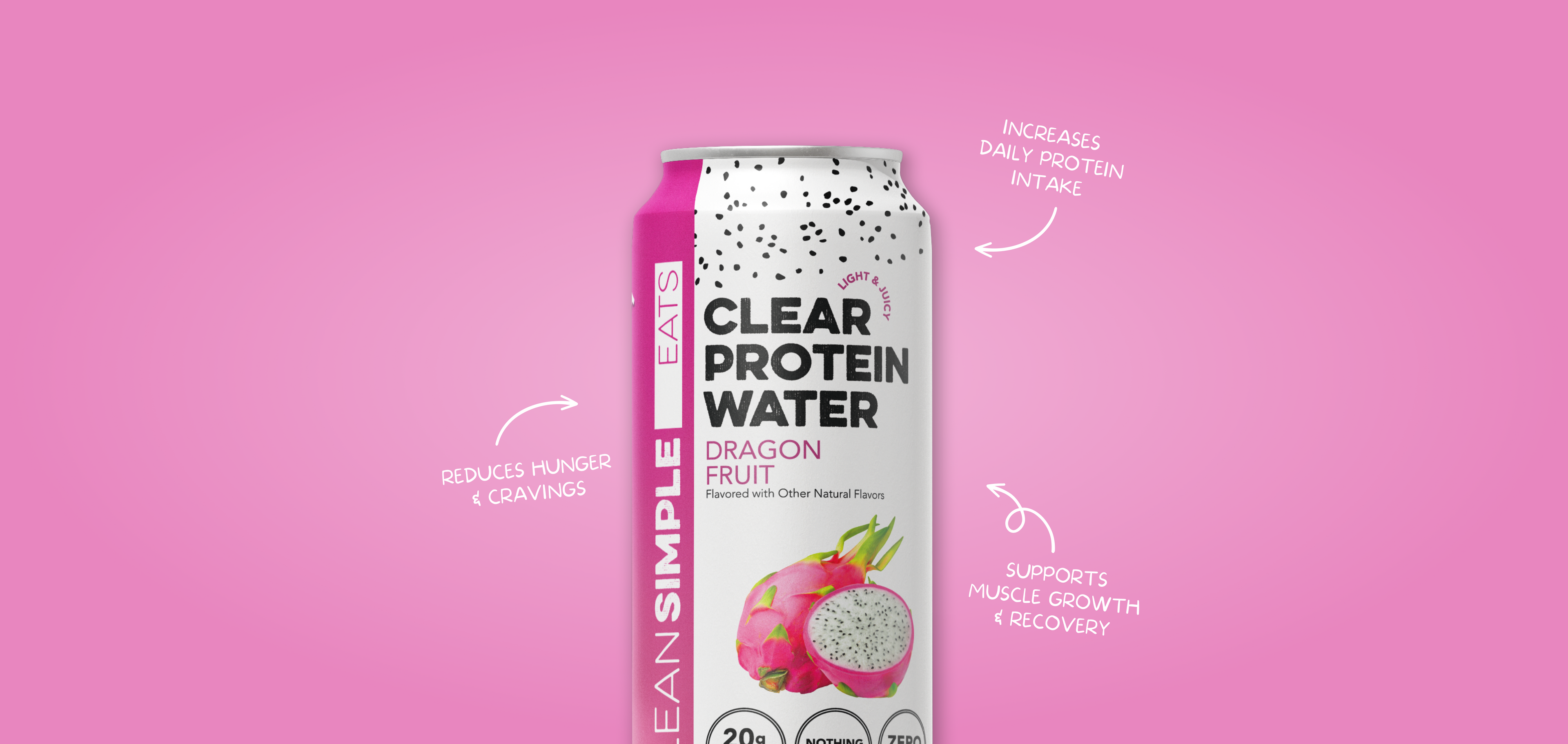 cleansimpleeats Clear Protein Water: Variety (8 Pack)
