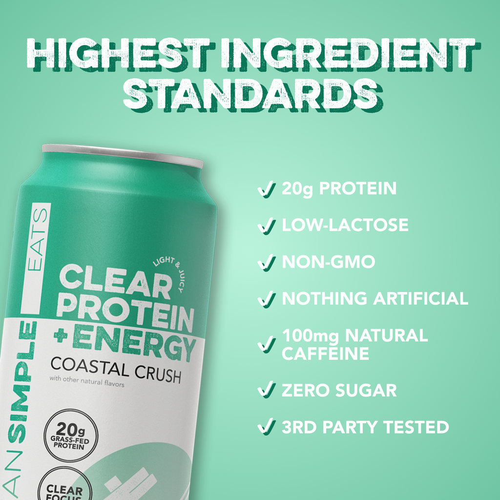 cleansimpleeats Clear Protein + Energy: Coastal Crush (12 Pack)