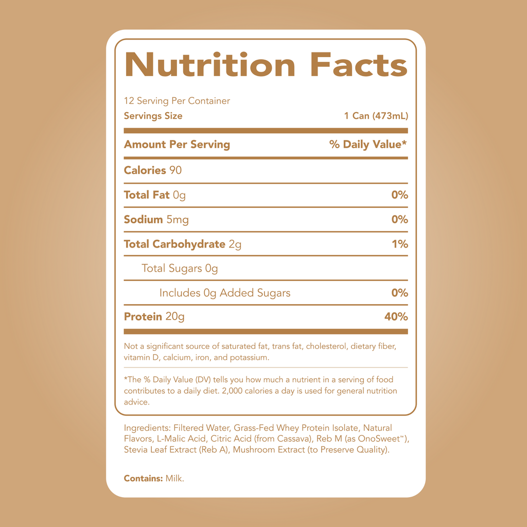 cleansimpleeats Clear Protein Water: Coconut Créme (16 Oz. | 12 Pack)