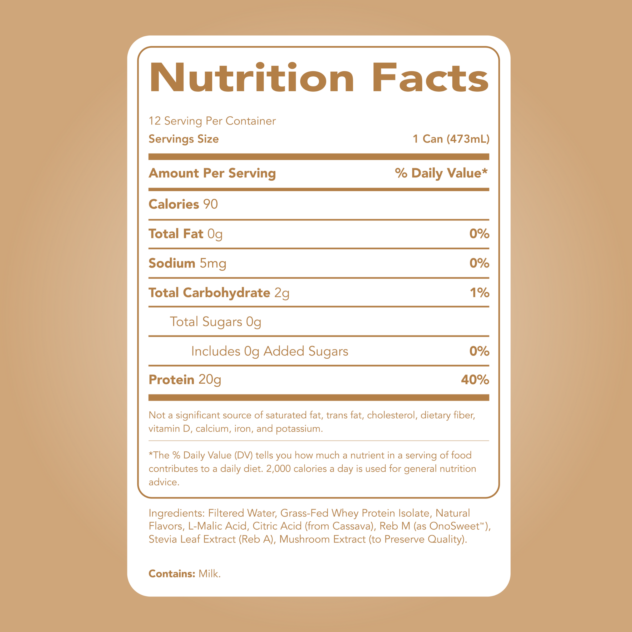 cleansimpleeats Clear Protein Water: Coconut Créme (16 Oz. | 12 Pack)