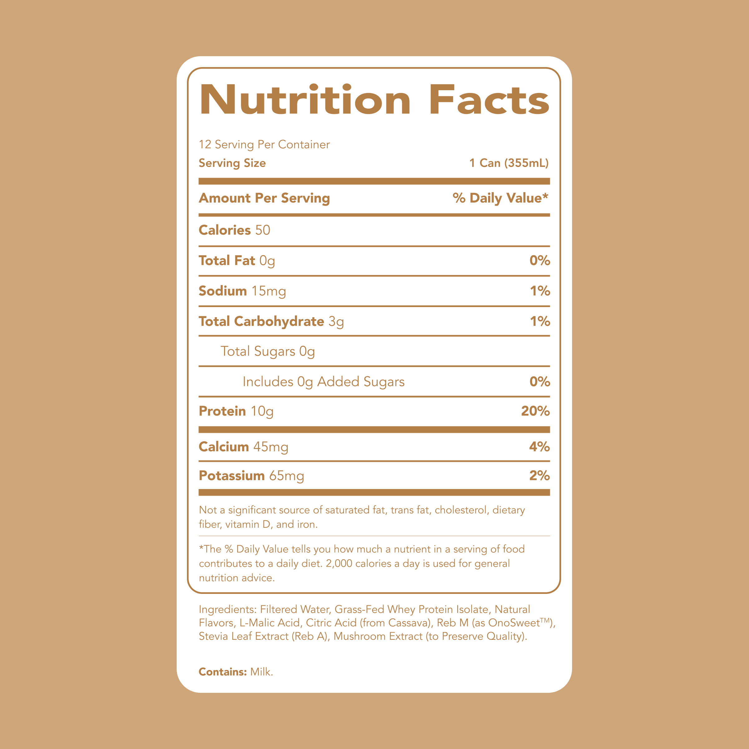 cleansimpleeats Clear Protein Water: Coconut Créme (12 Oz. | 12 Pack)
