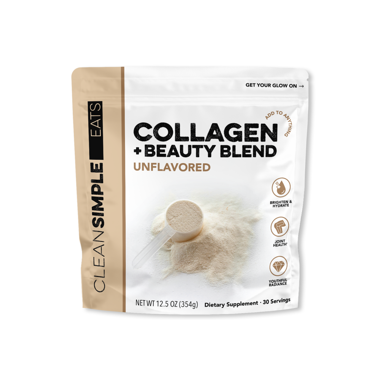 cleansimpleeats Collagen + Beauty Blend: Unflavored (30 Servings)