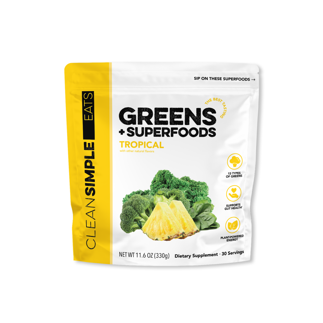 cleansimpleeats Greens: Tropical Super Greens Mix