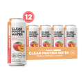 cleansimpleeats Clear Protein Water: Peach Mango Creme (16 Oz. | 12 Pack)