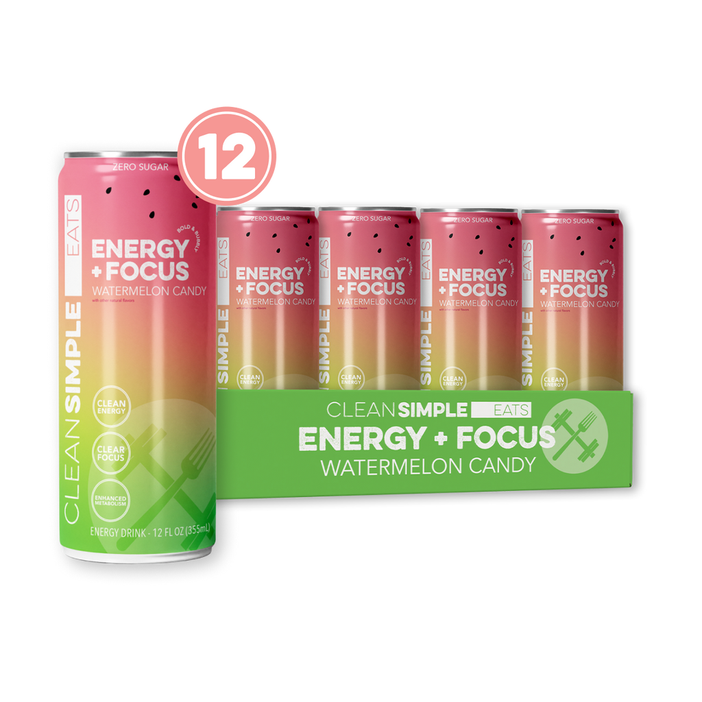 cleansimpleeats Energy + Focus: Watermelon Candy (12-pack)