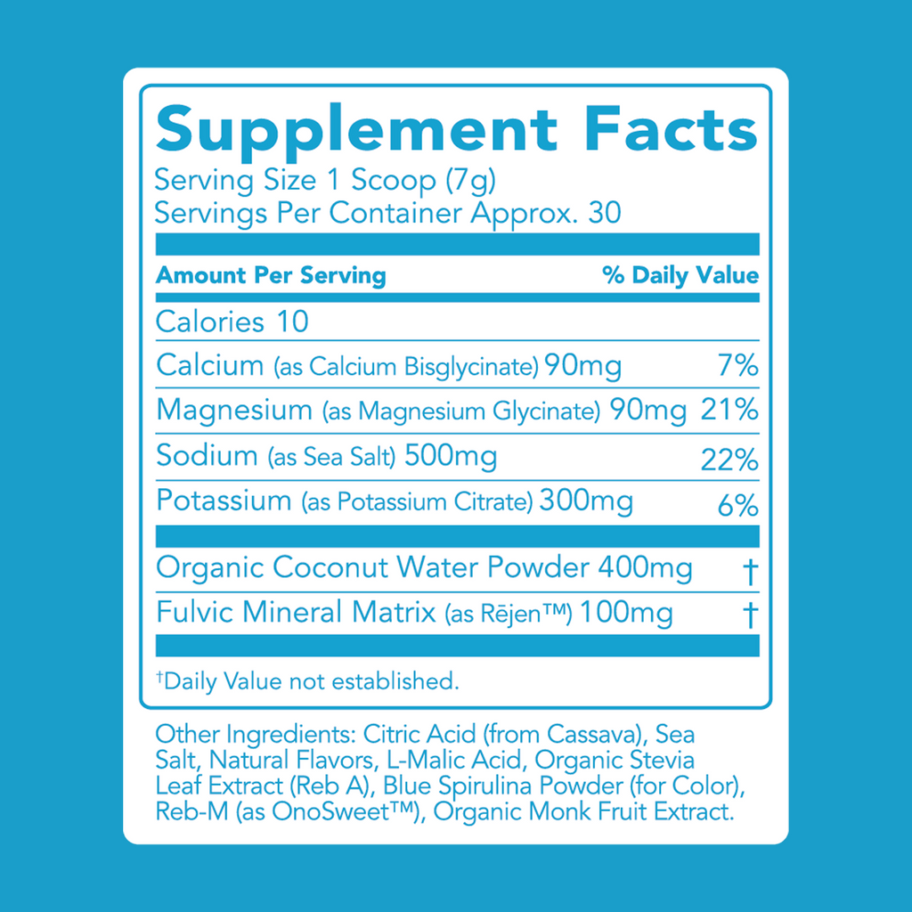 cleansimpleeats Hydrate + Electrolytes: Freeze Pop (30 Serving Bag)