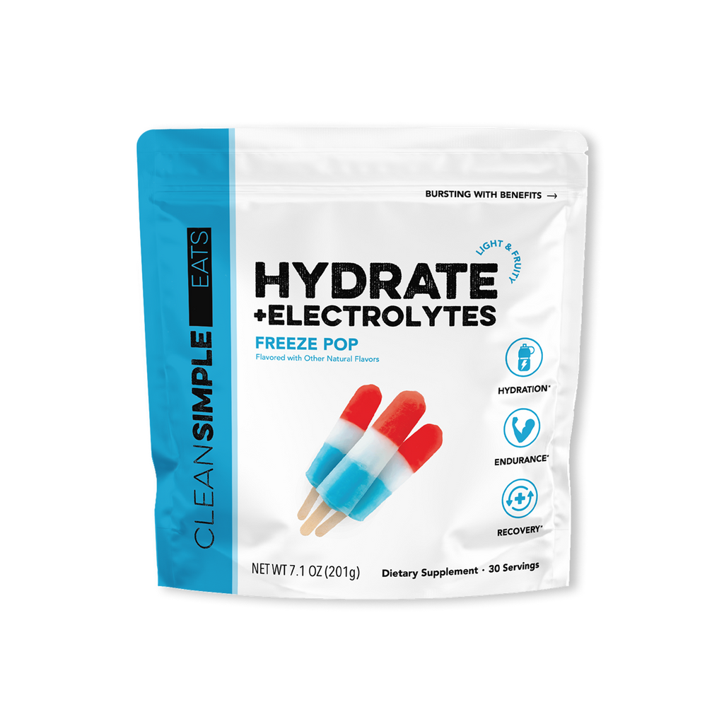 cleansimpleeats Hydrate + Electrolytes: Freeze Pop (30 Serving Bag)