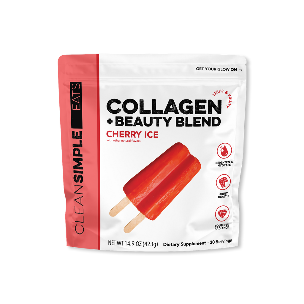 cleansimpleeats Collagen + Beauty Blend: Cherry Ice (30 Serving)