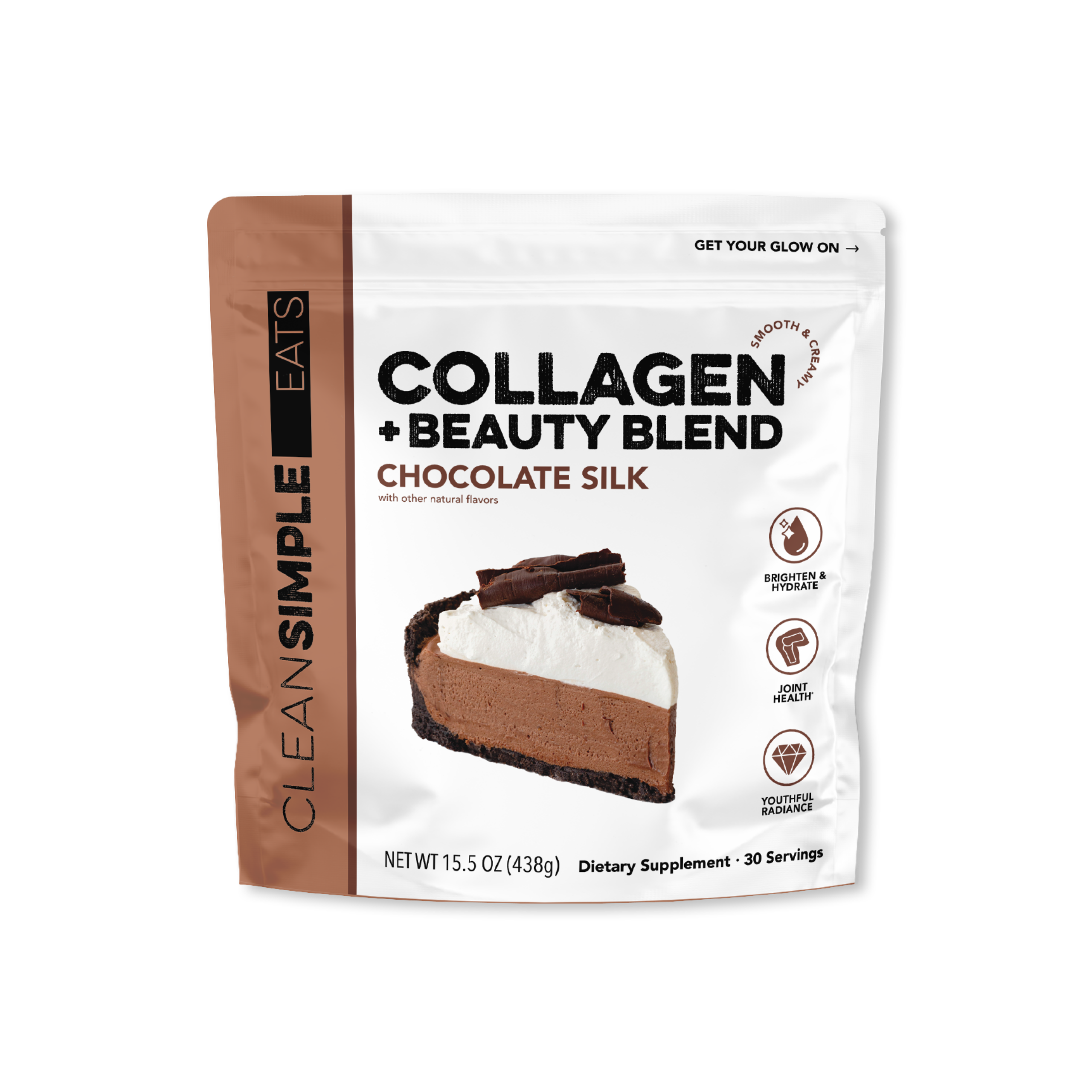 cleansimpleeats Collagen + Beauty Blend: Chocolate Silk (30 Serving)