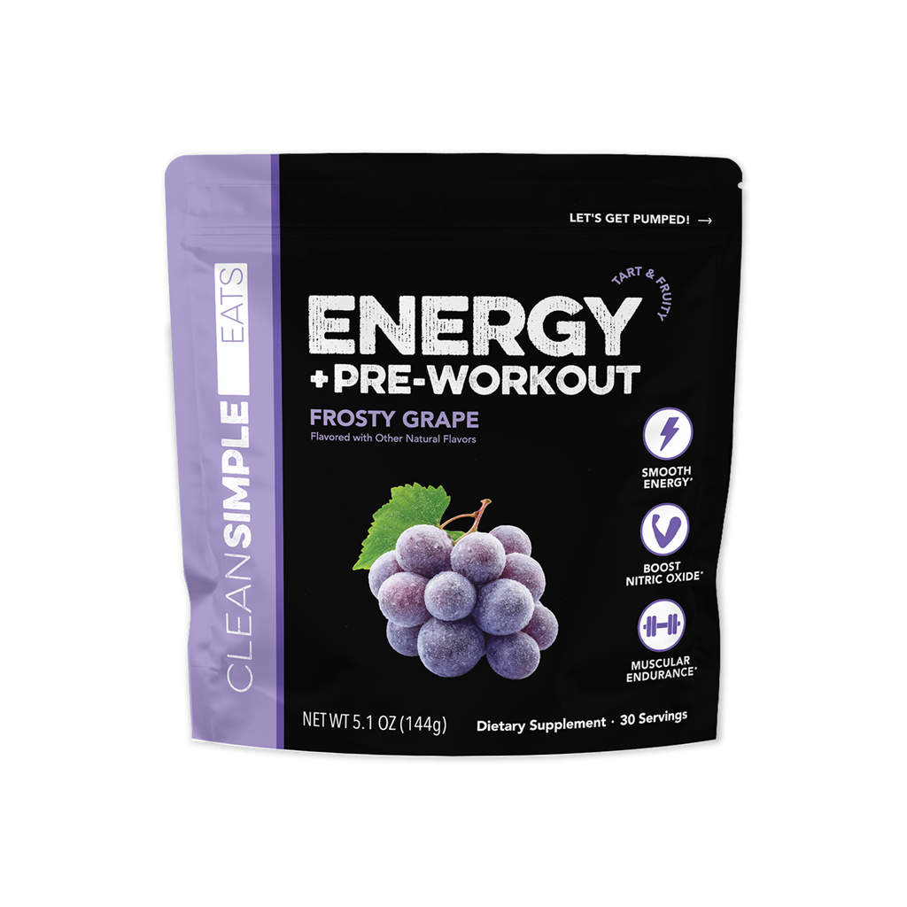 cleansimpleeats Energy + Pre-Workout: Frosty Grape (30 Servings)