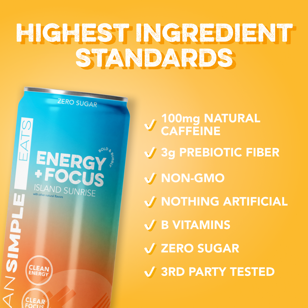 cleansimpleeats Energy + Focus: Island Sunrise (12-pack)