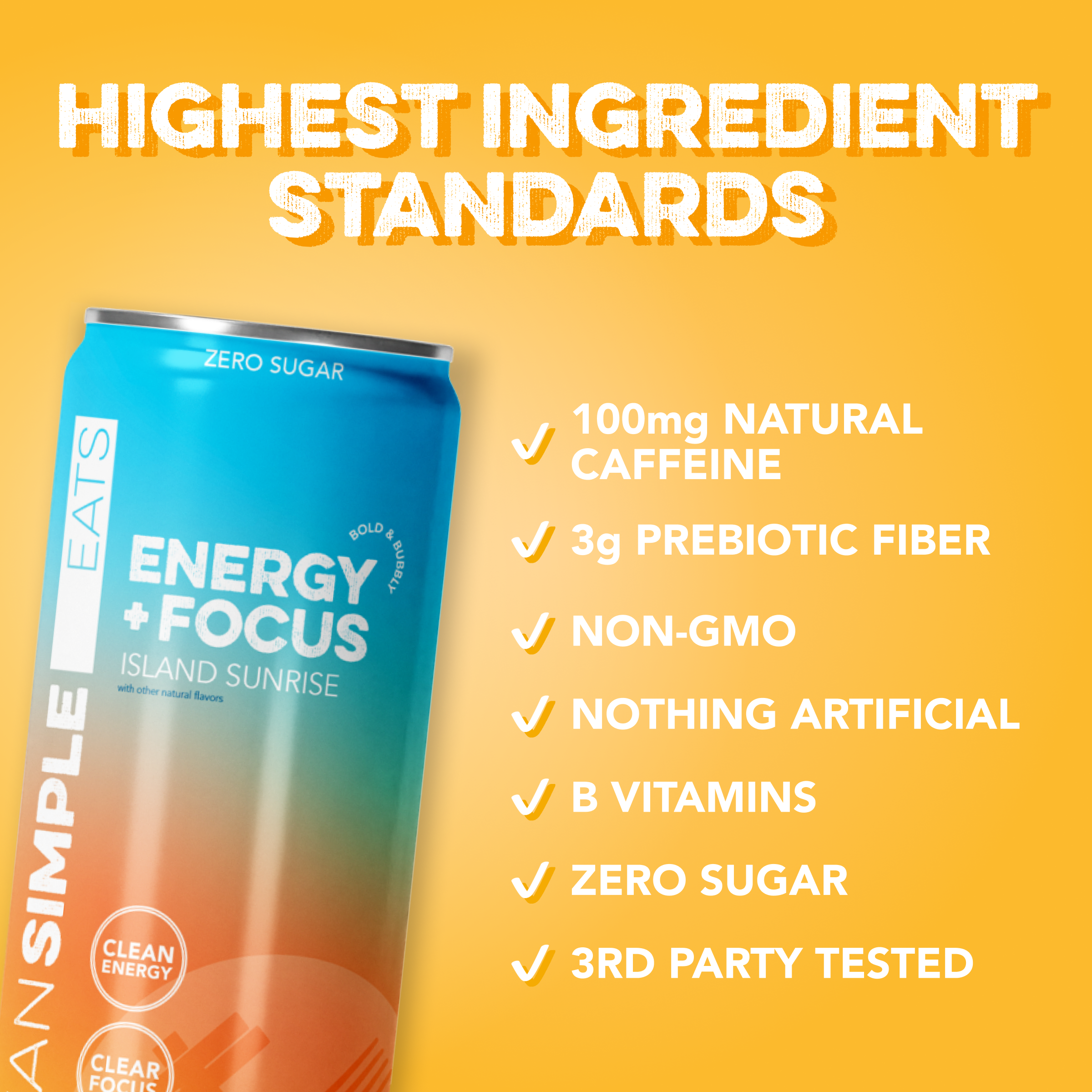cleansimpleeats Energy + Focus: Island Sunrise (12-pack)