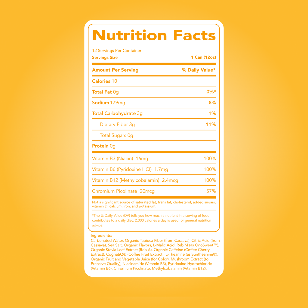 cleansimpleeats Energy + Focus: Island Sunrise (12-pack)