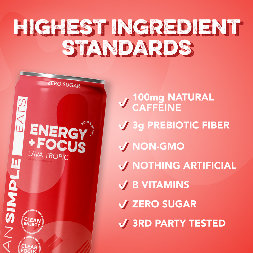 cleansimpleeats Energy + Focus: Lava Tropic (12-pack)