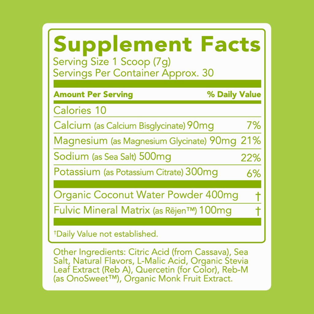 cleansimpleeats Hydrate + Electrolytes: Lemon Lime (30 Serving Bag)