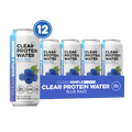 cleansimpleeats Clear Protein Water: Blue Razz (16 Oz. | 12 Pack)