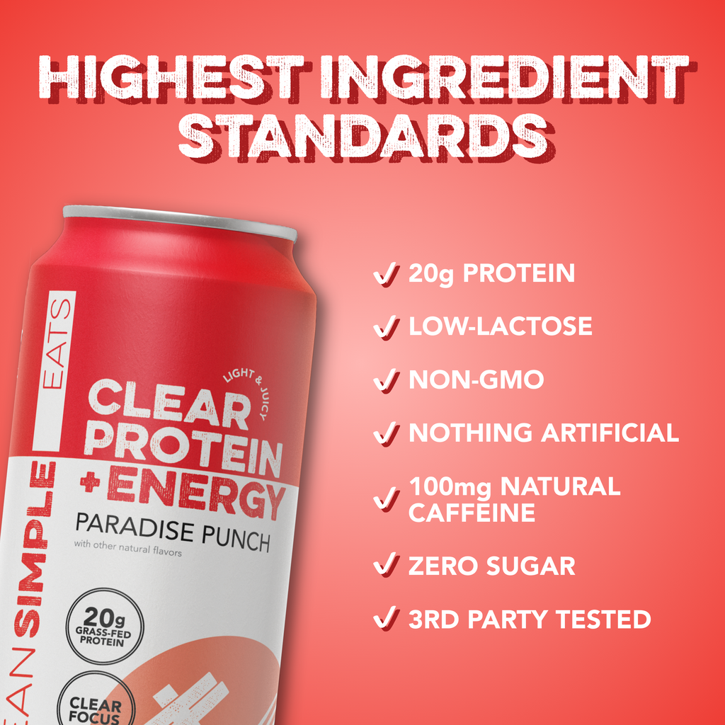 cleansimpleeats Clear Protein + Energy: Paradise Punch (12 Pack)