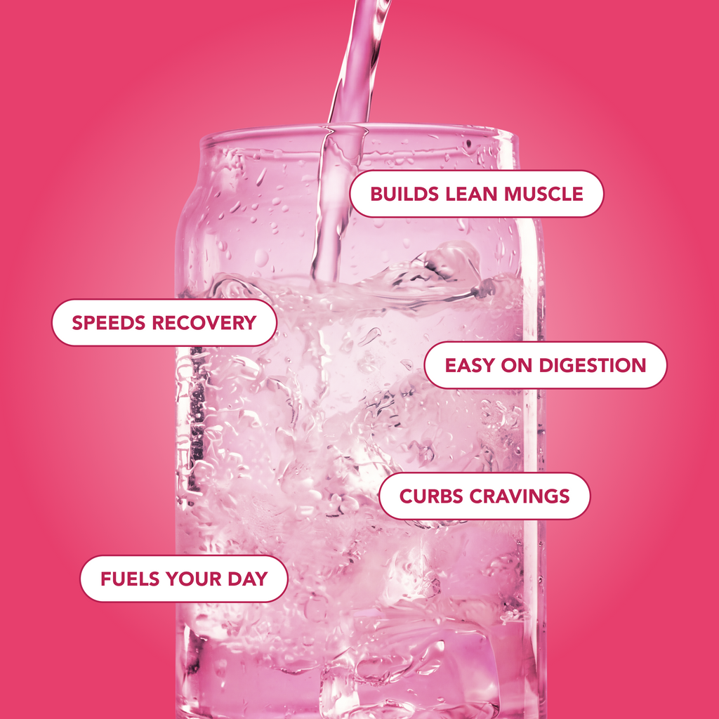 cleansimpleeats Clear Protein Water: Raspberries & Cream (12 Oz. | 12 Pack)