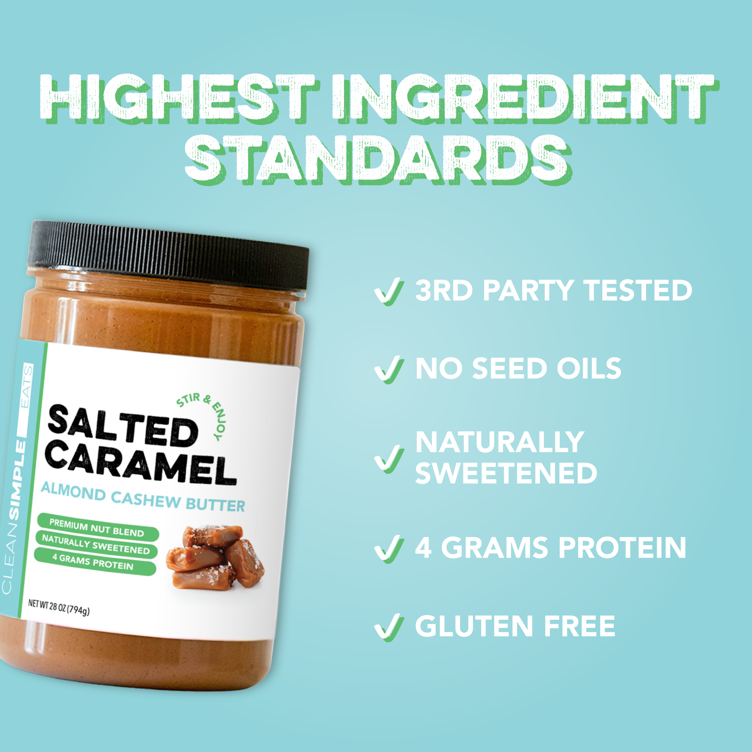 cleansimpleeats Nut Butter: Salted Caramel (28 ounce)