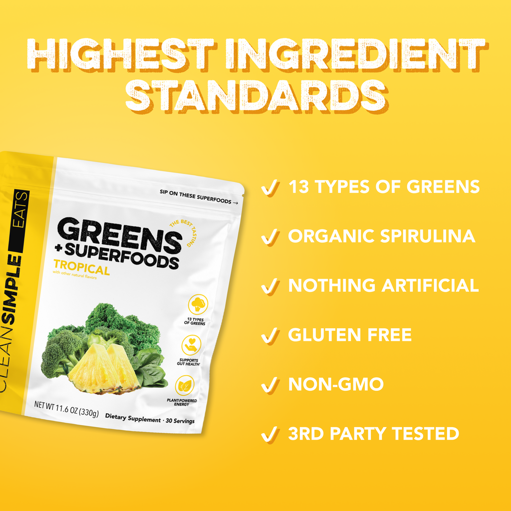 cleansimpleeats Greens: Tropical Super Greens Mix