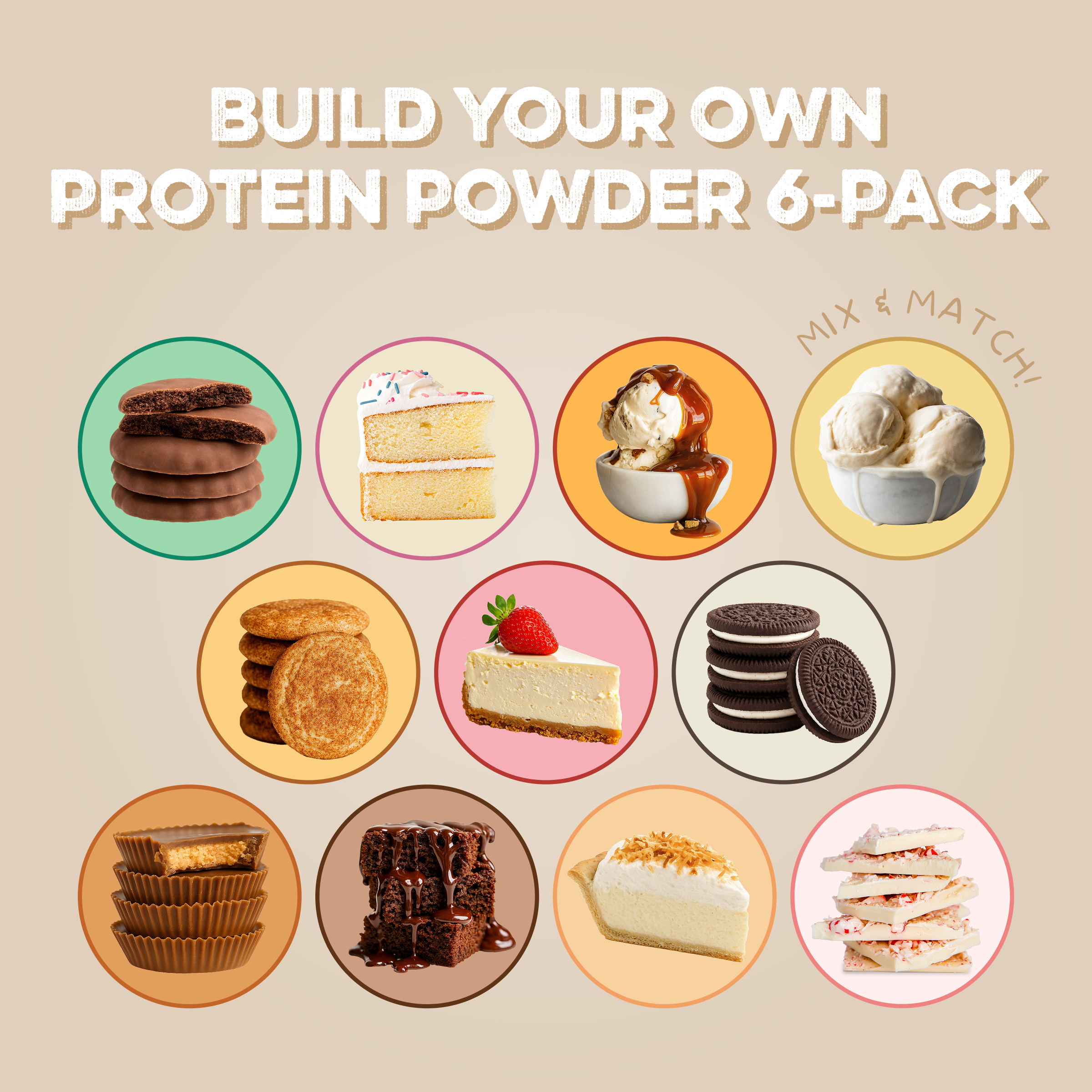 cleansimpleeats Build Your Own Protein Powder 6-Pack
